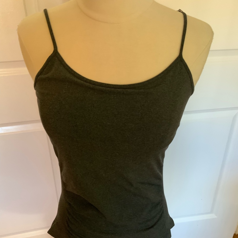 Gray spaghetti strap top